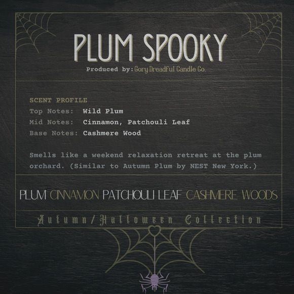 Plum Spooky Sizzling Room Salt Potpourri: Plum Cinna Patchouli Cashmere Woods - Picture 2 of 10